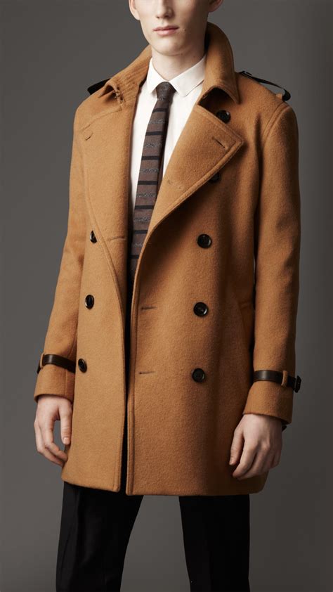 burberry wool cashmere trench coat men|burberry cashmere coat men's.